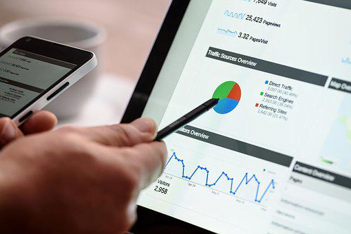 A marketer analyzing SEO performance