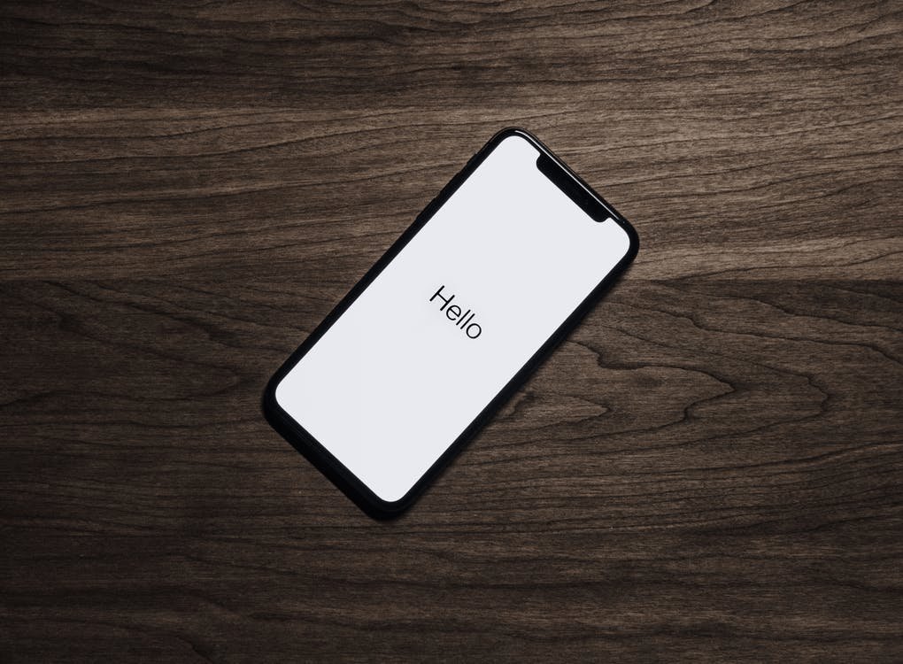 Siri on an iPhone