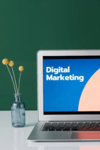 A digital marketer’s workspace